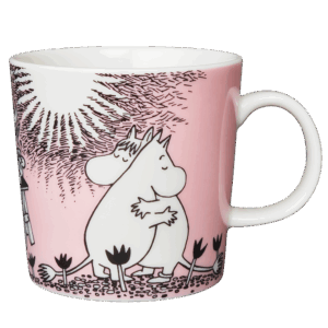 Arabia Moomin beker 0,3L Love Pink Snorkmaiden & Moomintroll