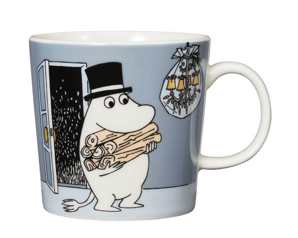Arabia Moomin beker 0,3L Moominpappa Grey