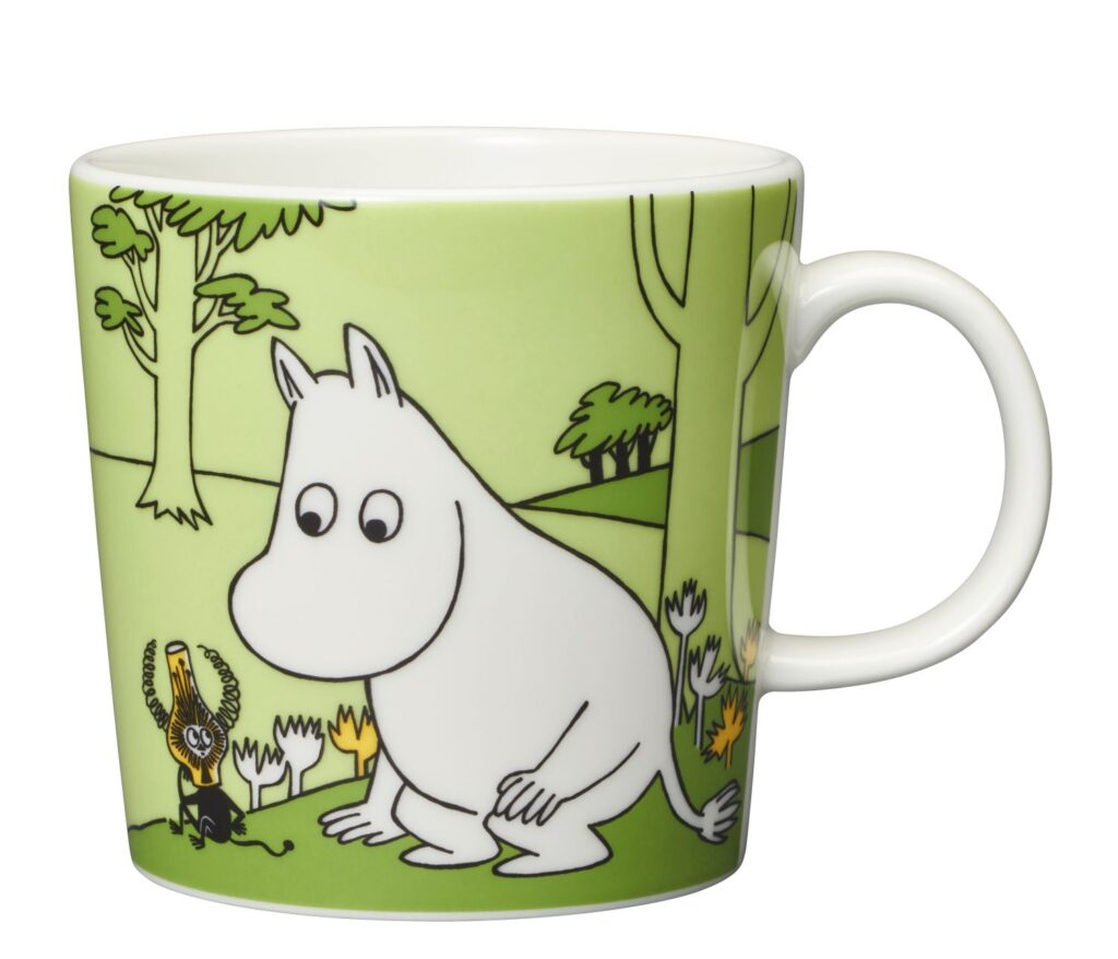 Arabia Moomin beker 0,3L Moomintroll Grass-Green