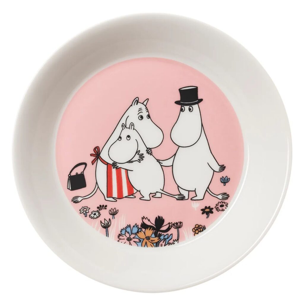 Arabia Moomin plat bordje 15cm Family TIme