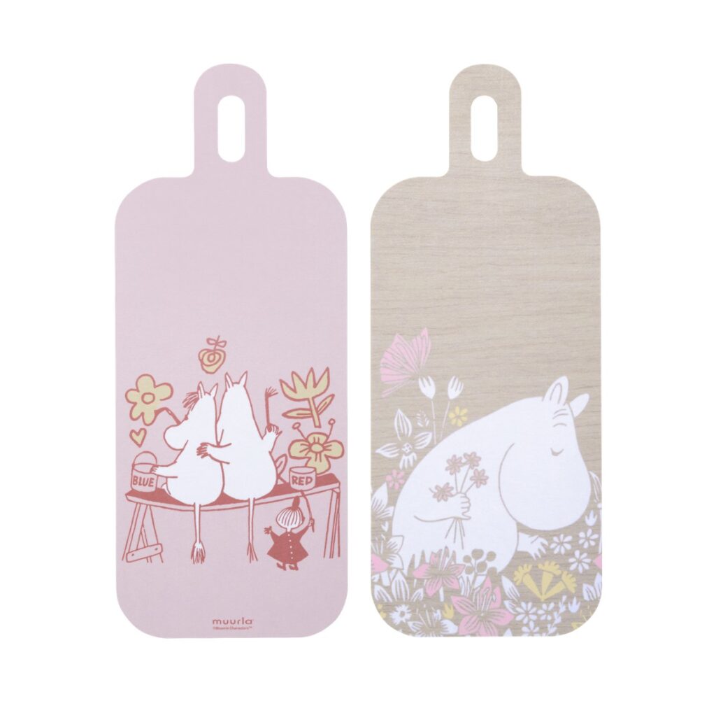 Muurla Moomin serveerplank Flower Garden 33x15cm