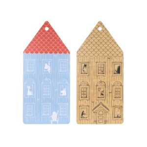 Muurla Moomin serveerplank Moominhouse 44x20cm
