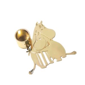 Pluto Design Moomin Love Gold kandelaar