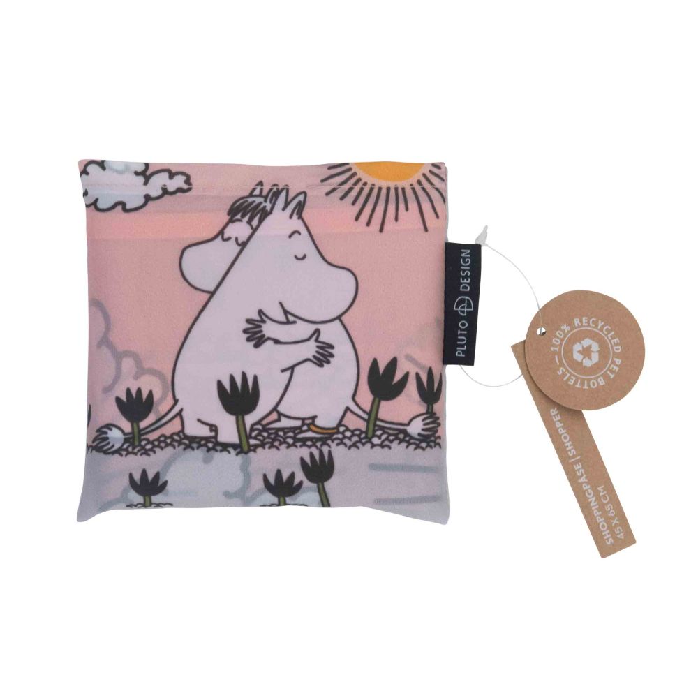 Pluto Design Moomin Hug opvouwbare tas opgevouwen