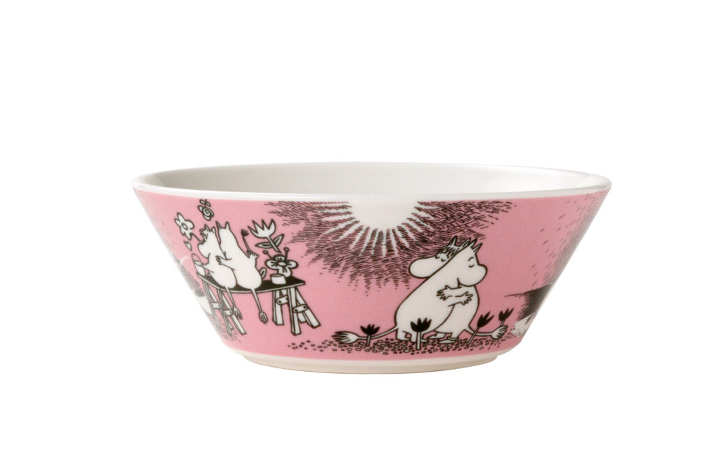 Arabia Moomin diep schaaltje 15cm Love Pink