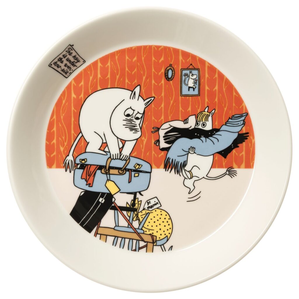 Arabia Moomin plat bord 19cm Holiday Rush 2026