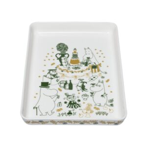 Arabia Moomin rechthoekige ovenvaste serveerschaal 24x32cm Gift of Love Limited Edition