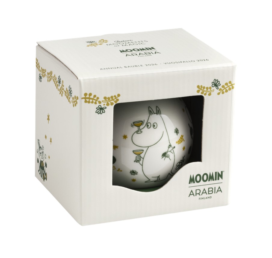 Arabia Moomin kerstbal 2026 Gift of Love Limited Edition